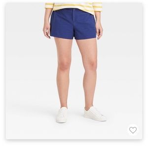The Nines by HATCH Paperbag Waist Maternity Shorts